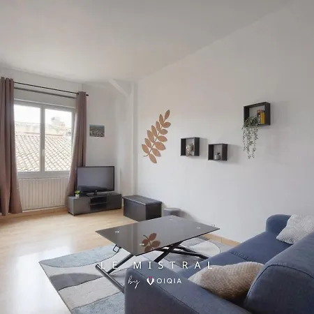 Le Mistral - Centre Historique - Arrivée Autonome Apartamento Carcasona